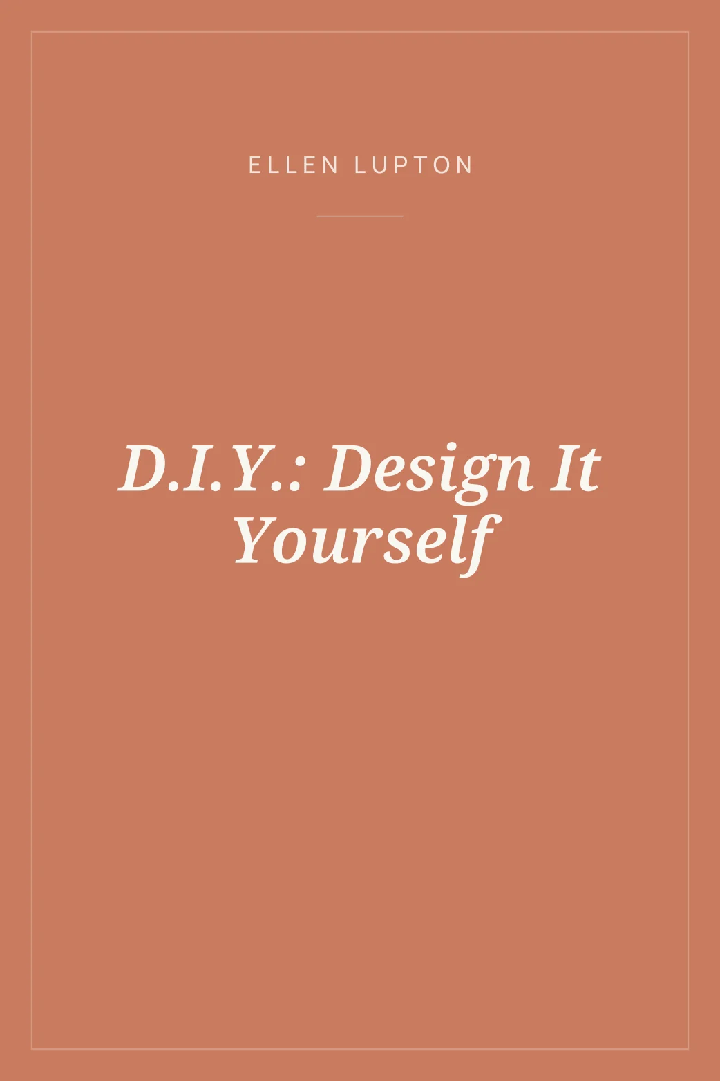 Portada de D.I.Y.: Design It Yourself