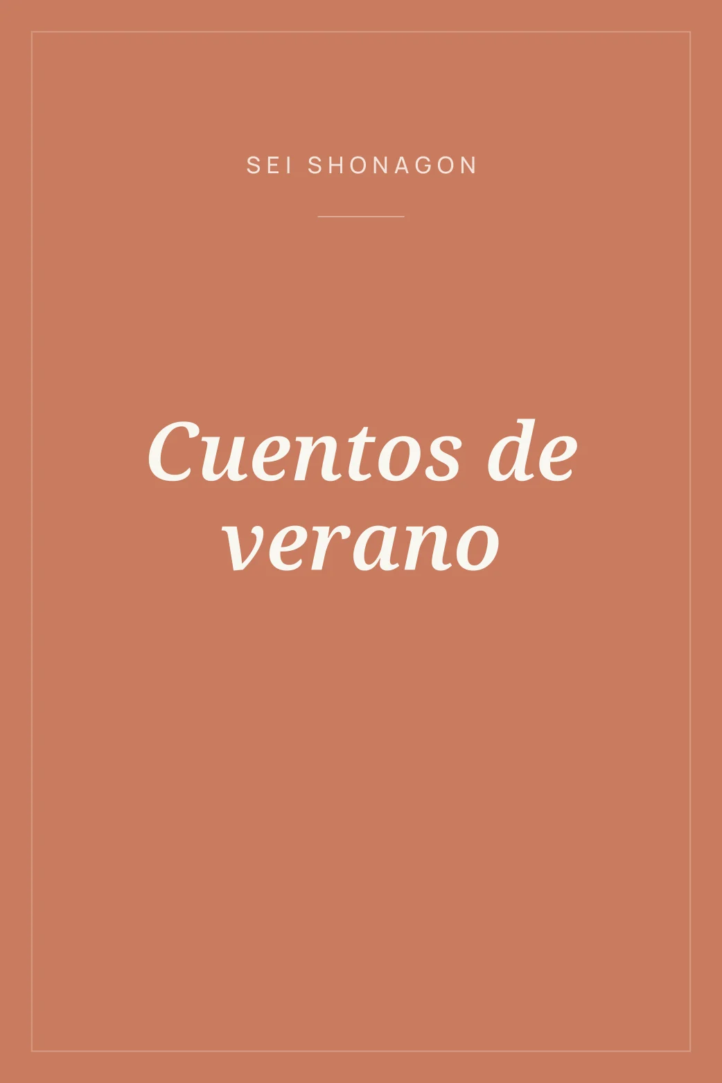 Portada de Cuentos de verano