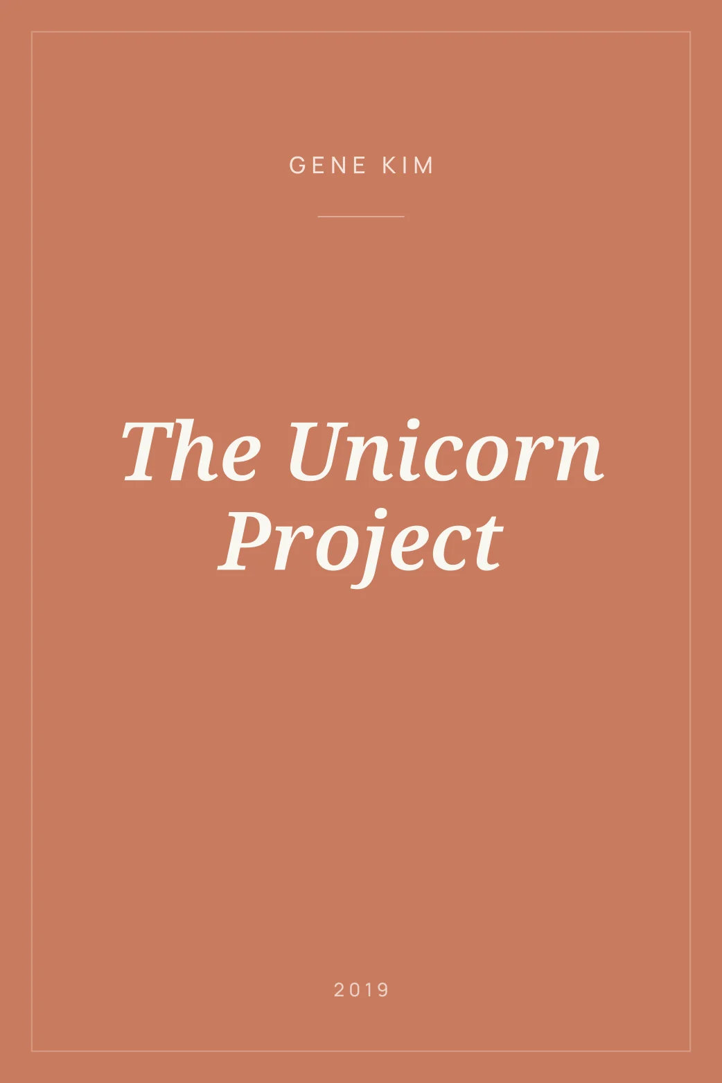 Portada de The Unicorn Project