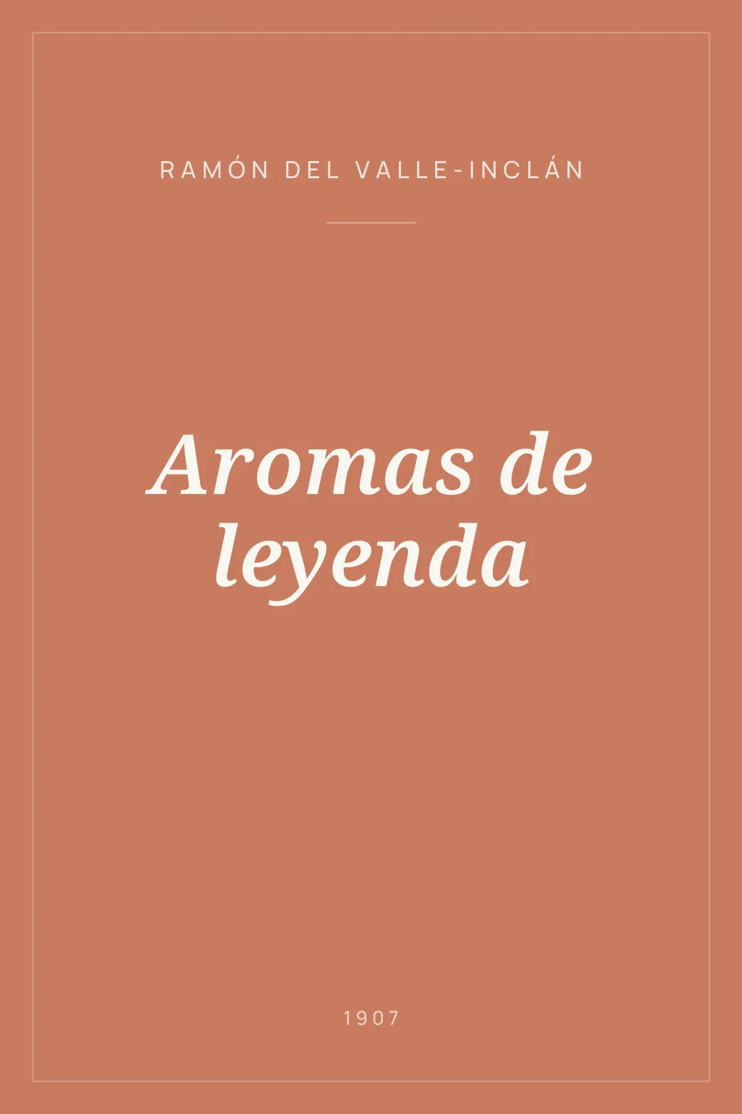 Portada de Aromas de leyenda
