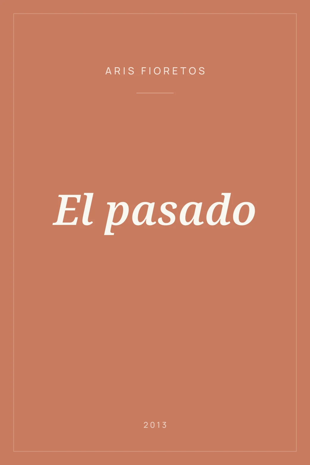 Portada de El pasado