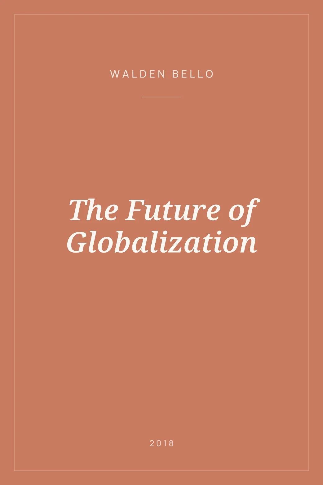 Portada de The Future of Globalization