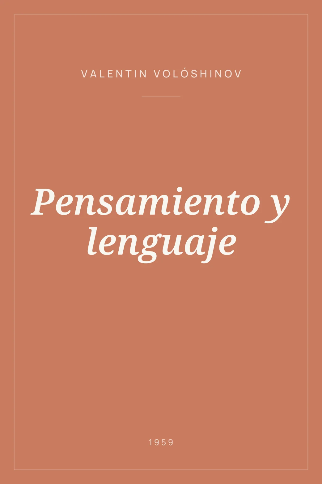 Portada de Pensamiento y lenguaje