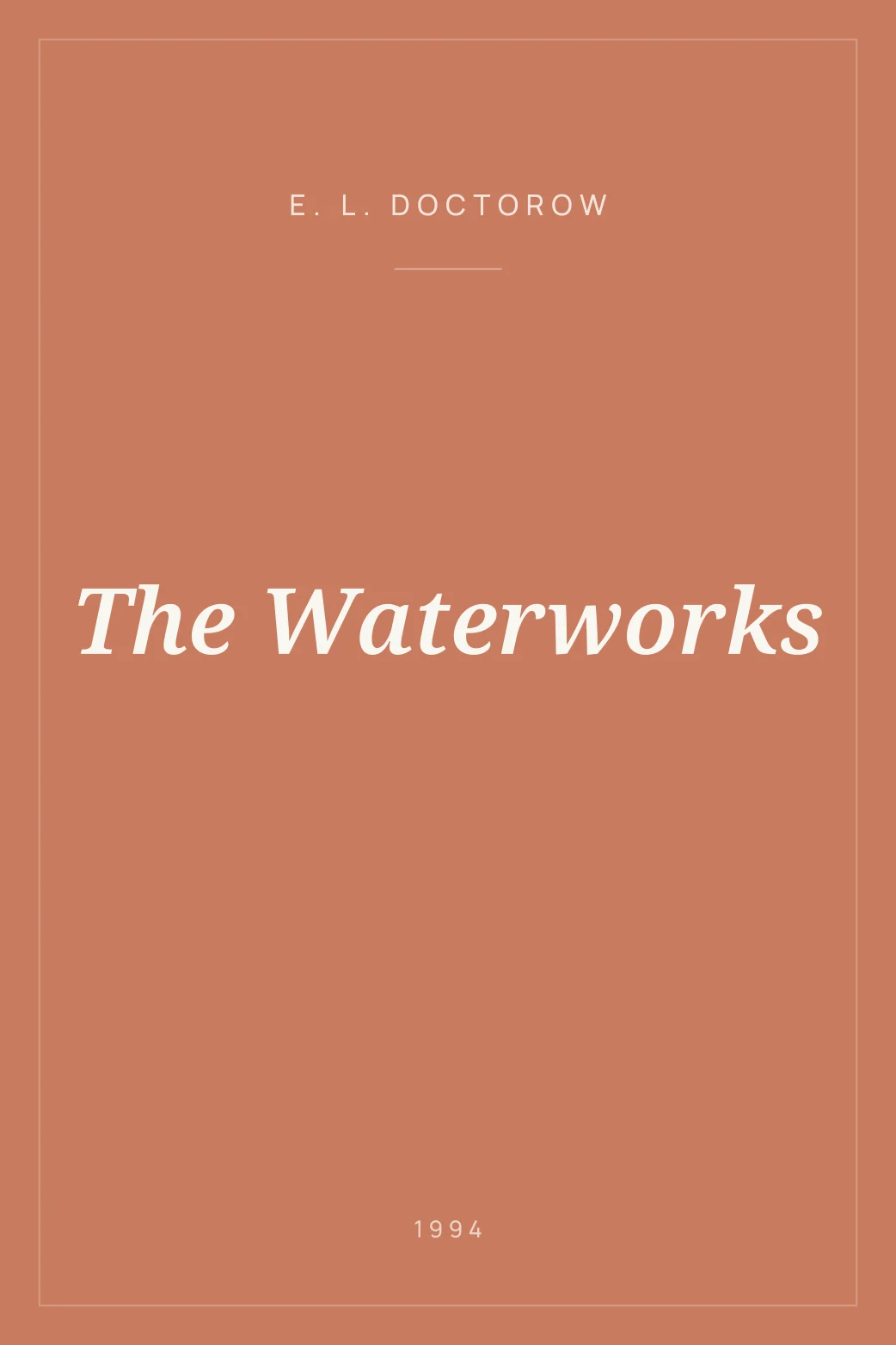 Portada de The Waterworks