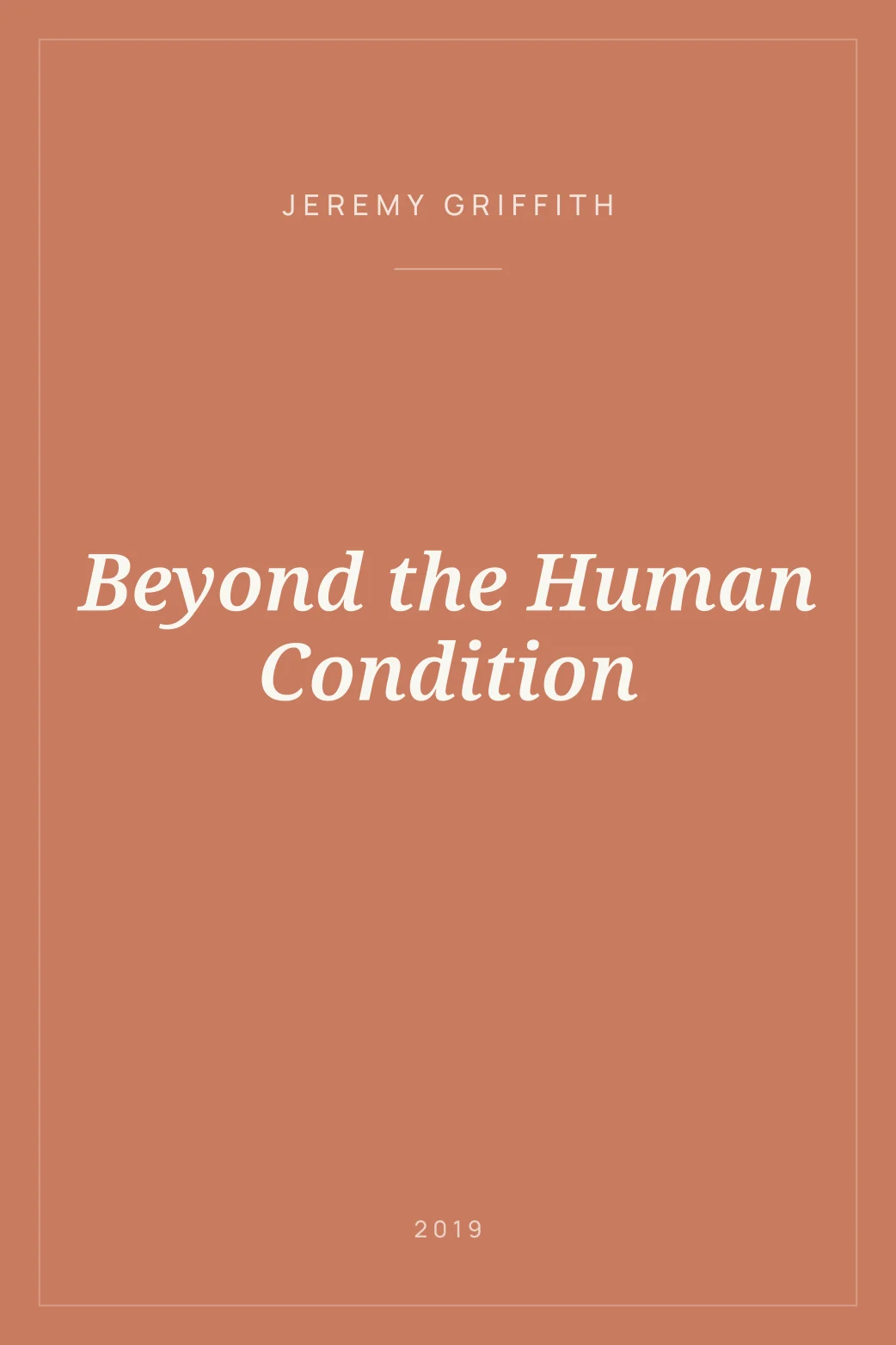 Portada de Beyond the Human Condition
