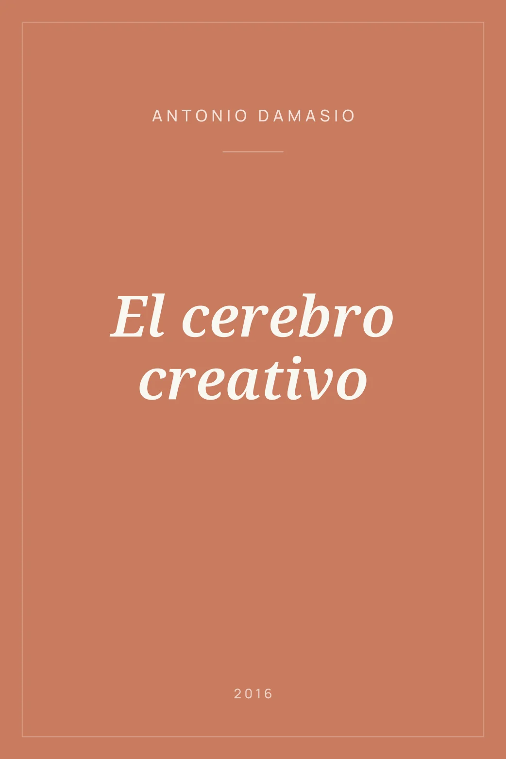 Portada de El cerebro creativo