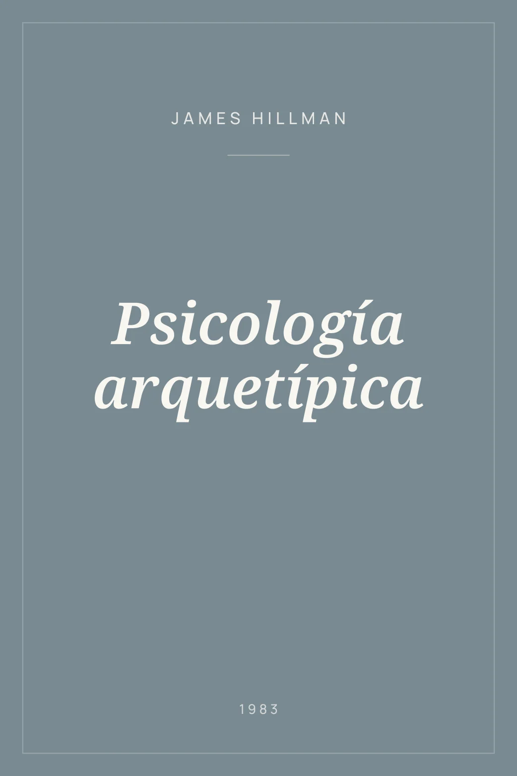 Portada de Psicología arquetípica