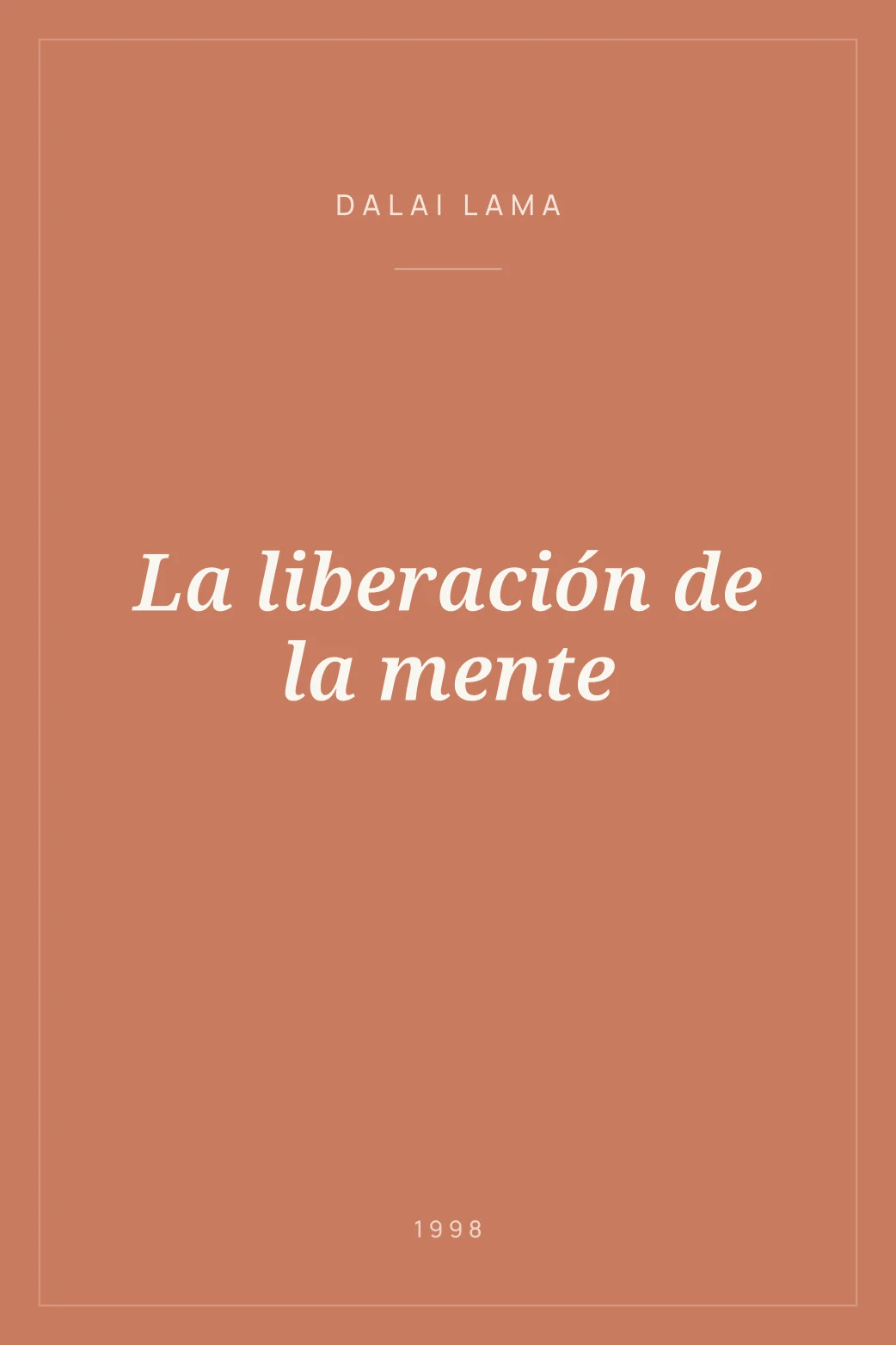 Portada de La liberación de la mente