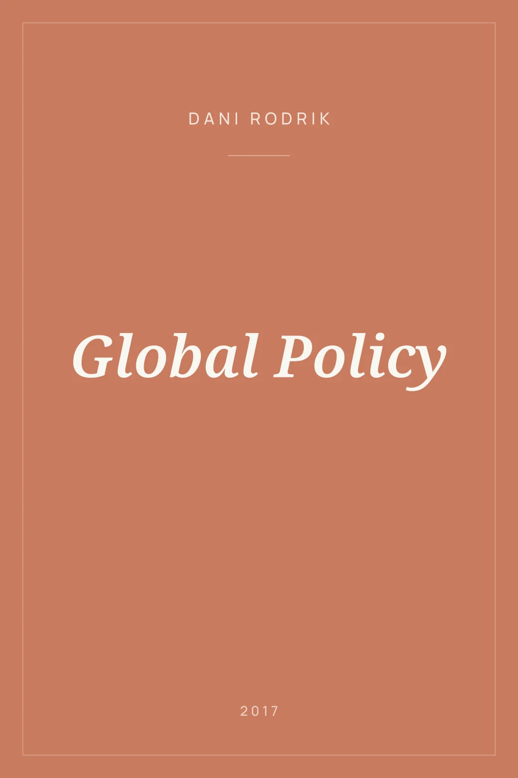 Portada de Global Policy