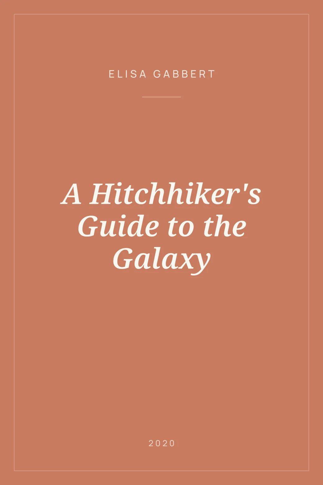 Portada de A Hitchhiker's Guide to the Galaxy