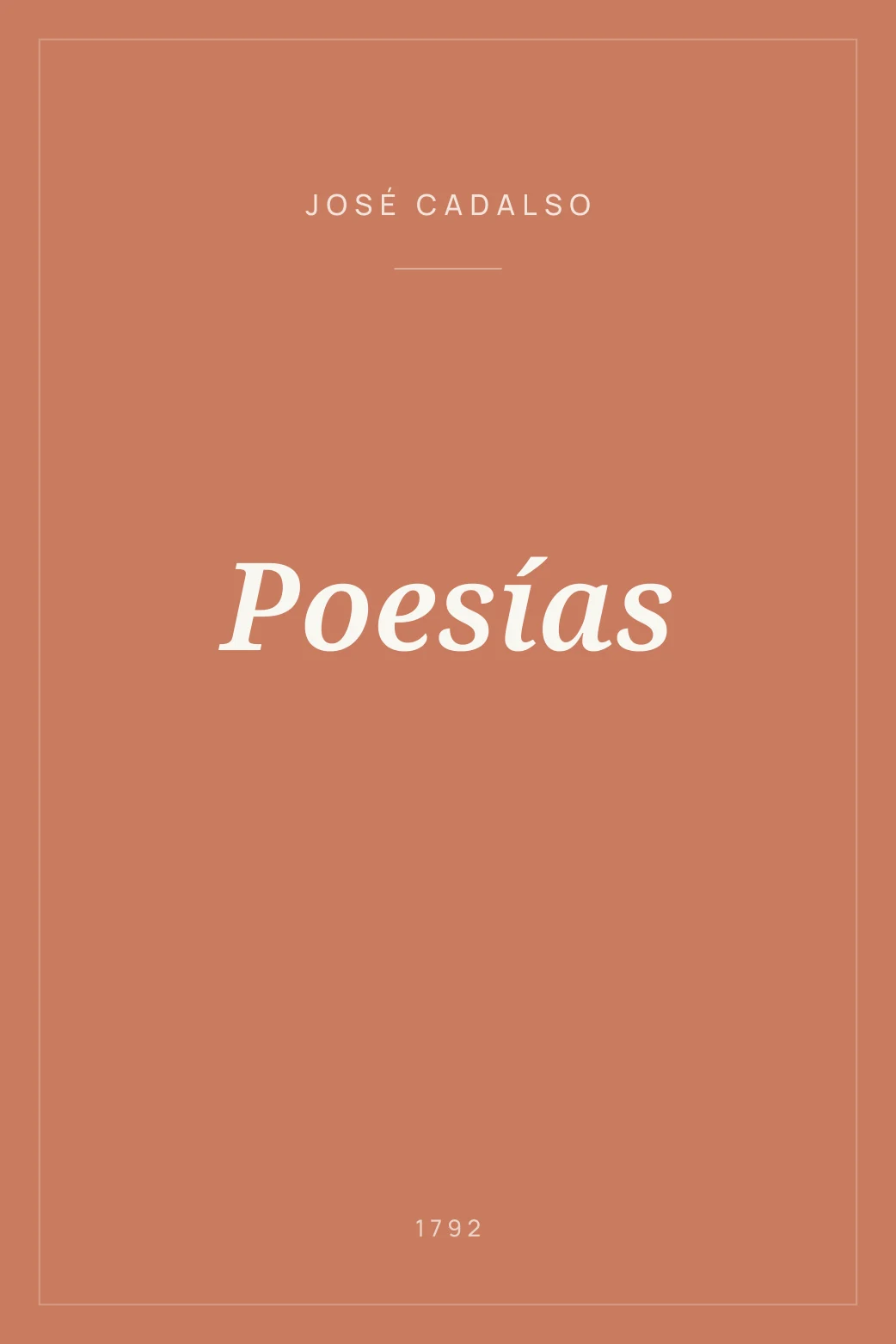 Portada de Poesías