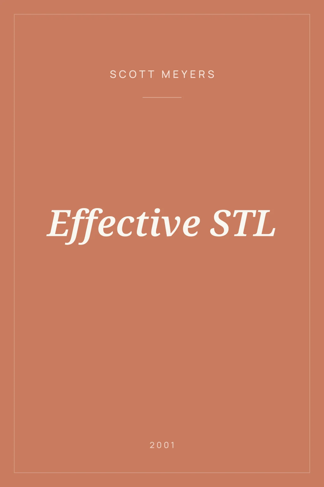 Portada de Effective STL