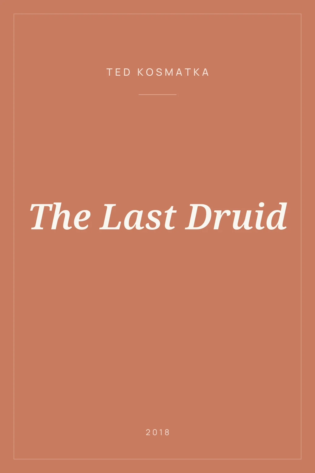 Portada de The Last Druid