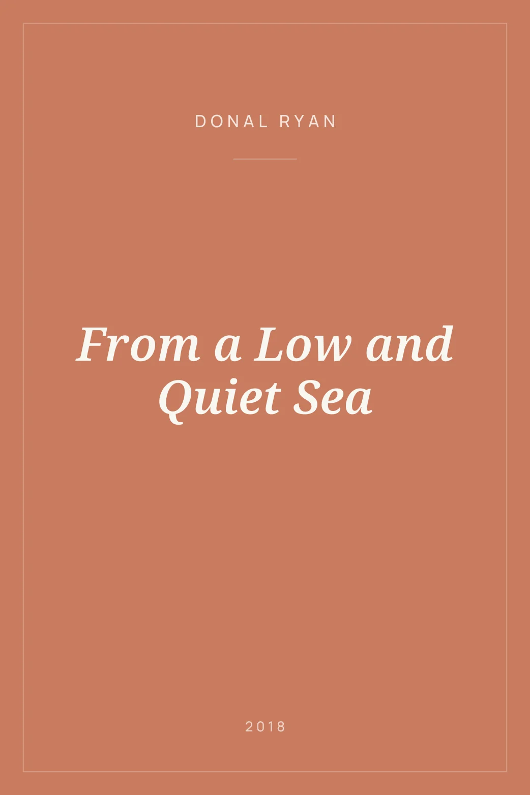 Portada de From a Low and Quiet Sea