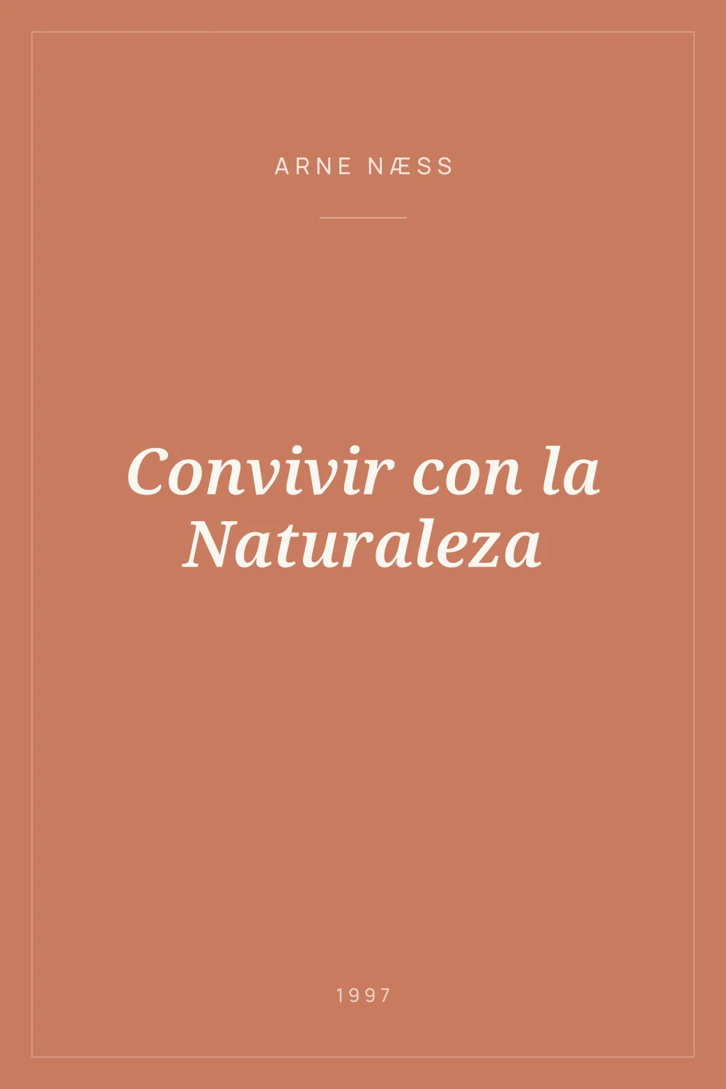 Portada de Convivir con la Naturaleza