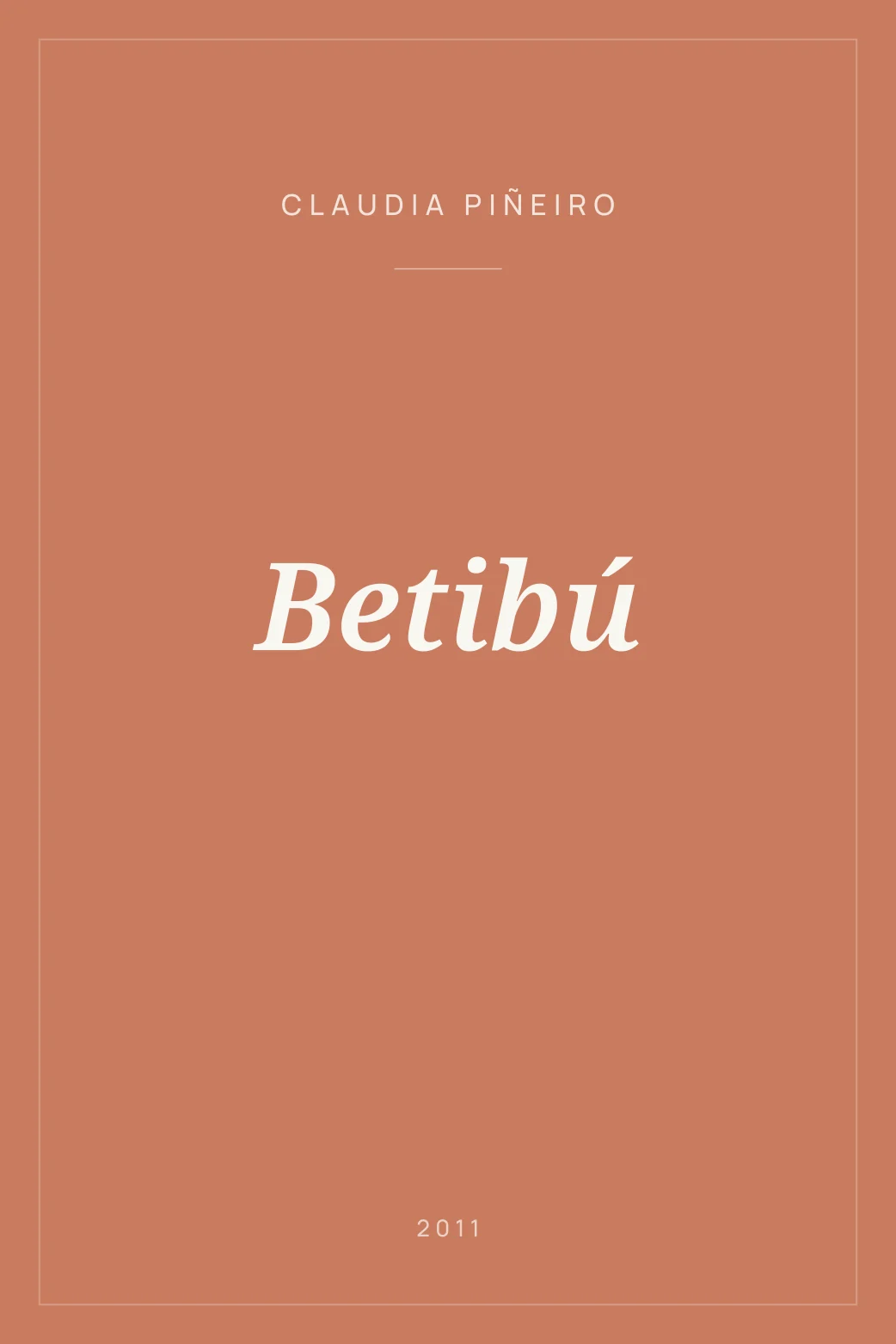 Portada de Betibú