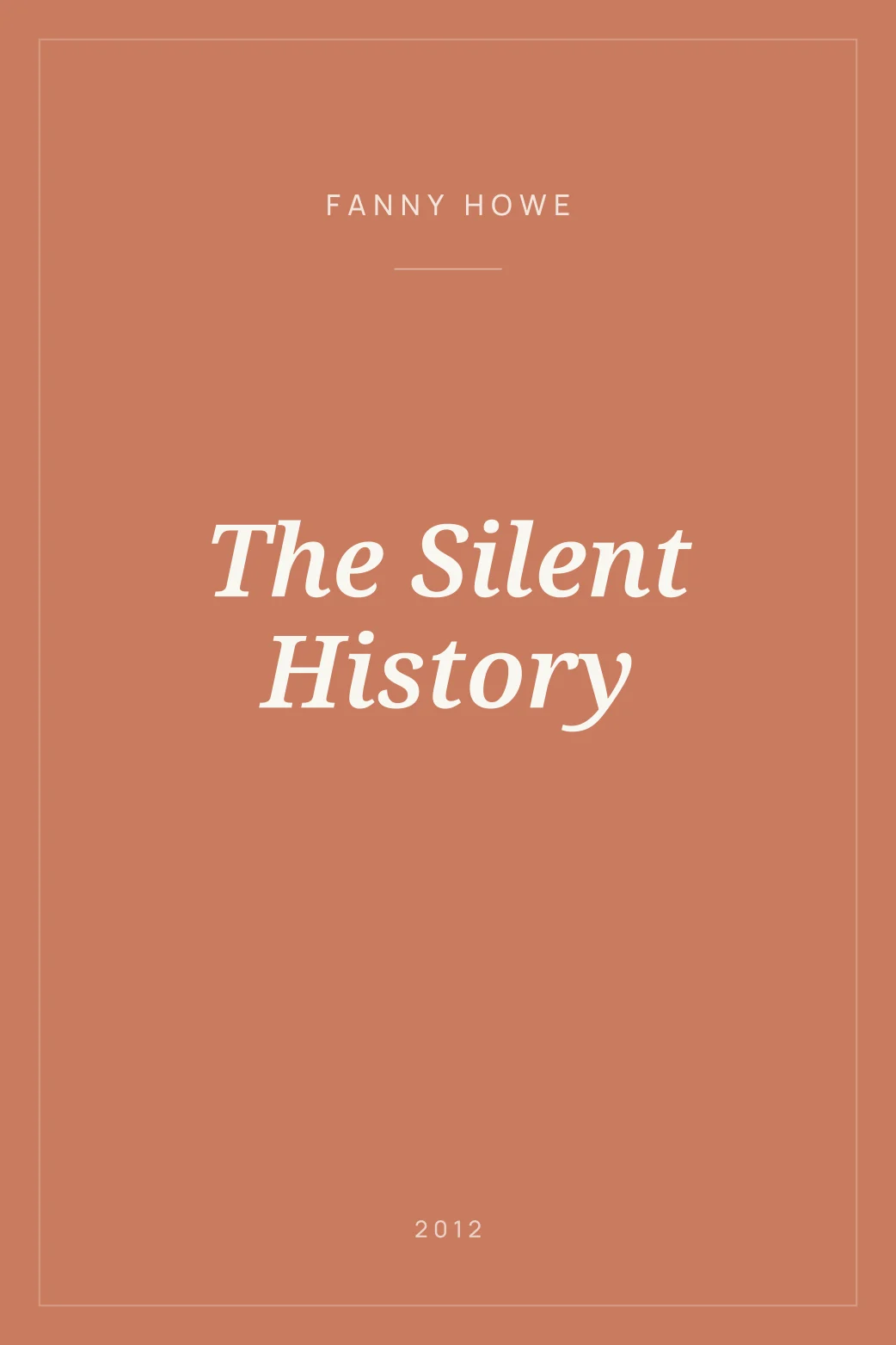 Portada de The Silent History