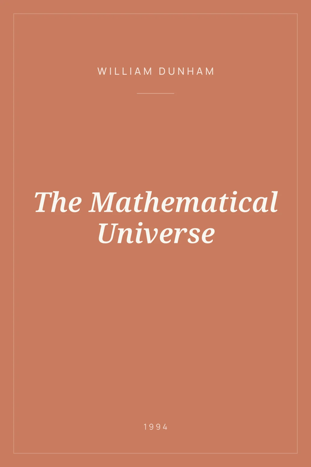 Portada de The Mathematical Universe