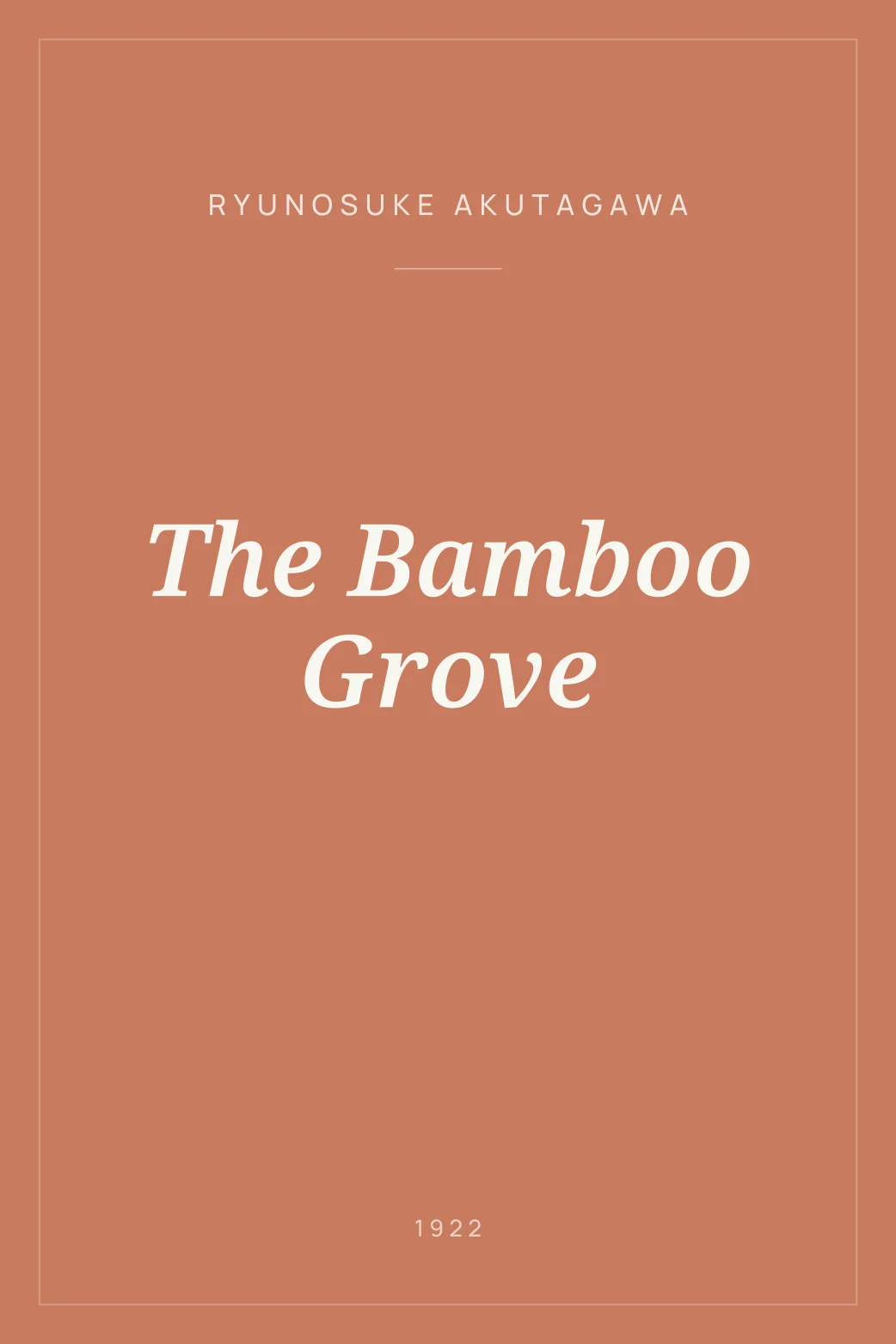 Portada de The Bamboo Grove