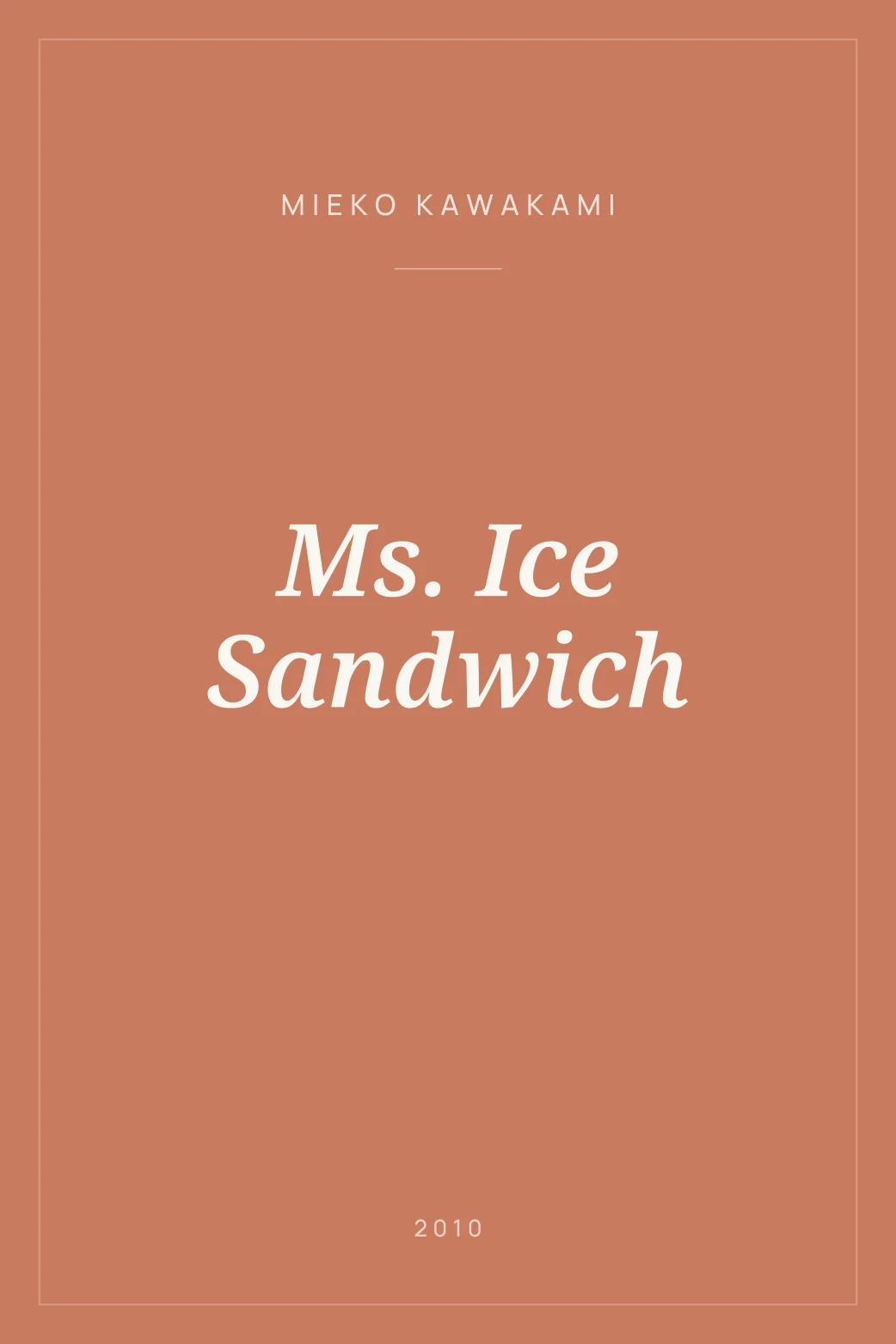 Portada de Ms. Ice Sandwich