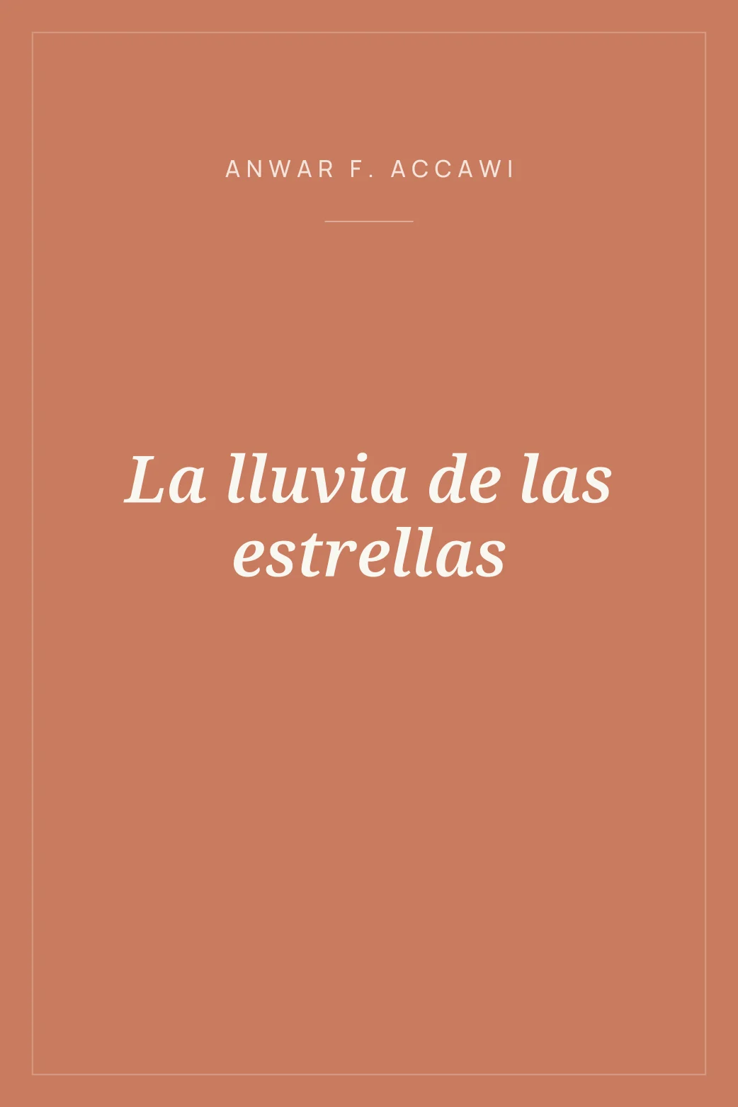 Portada de La lluvia de las estrellas