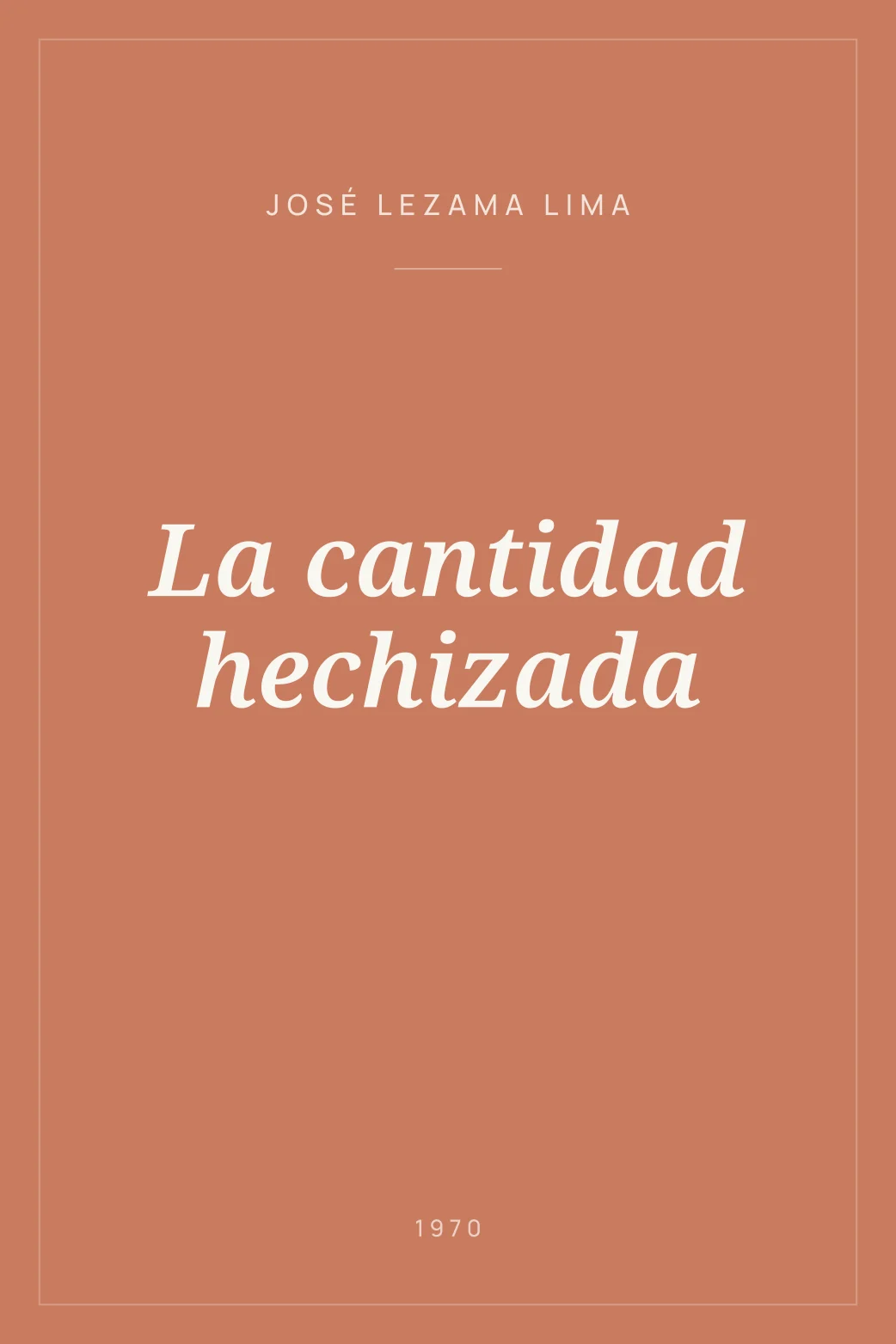 Portada de La cantidad hechizada