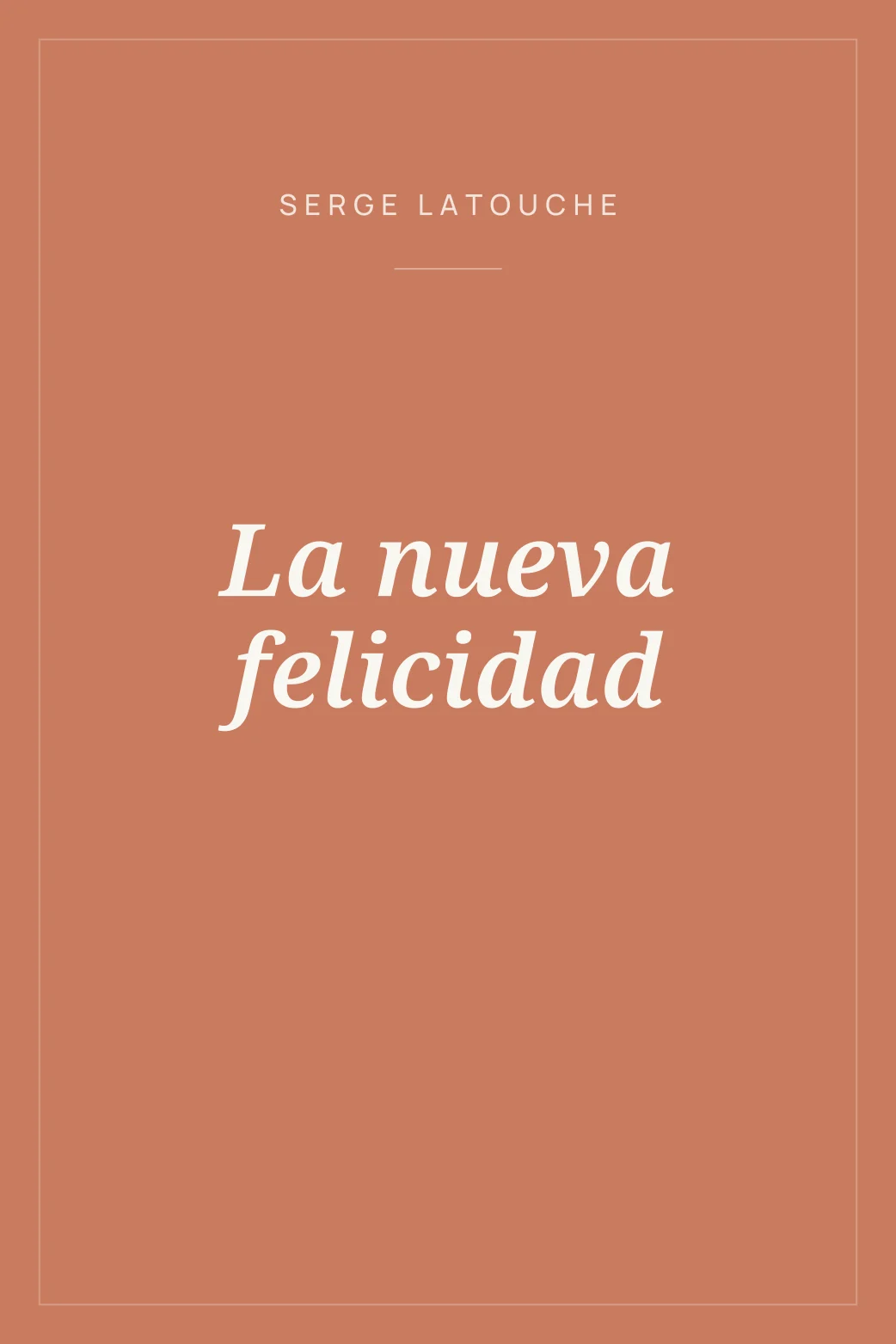 Portada de La nueva felicidad