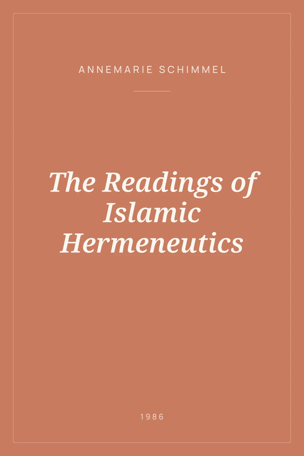 Portada de The Readings of Islamic Hermeneutics