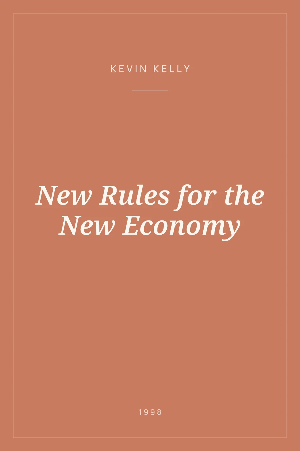 Portada de New Rules for the New Economy