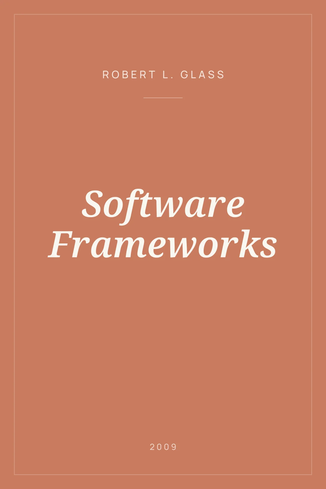 Portada de Software Frameworks