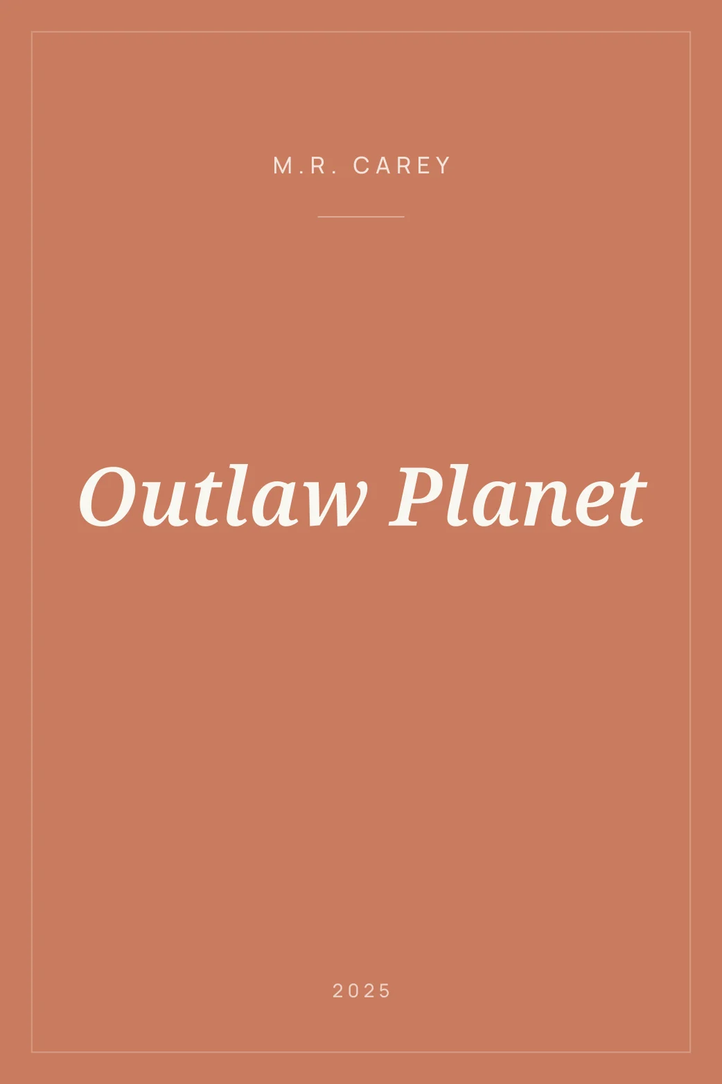 Portada de Outlaw Planet