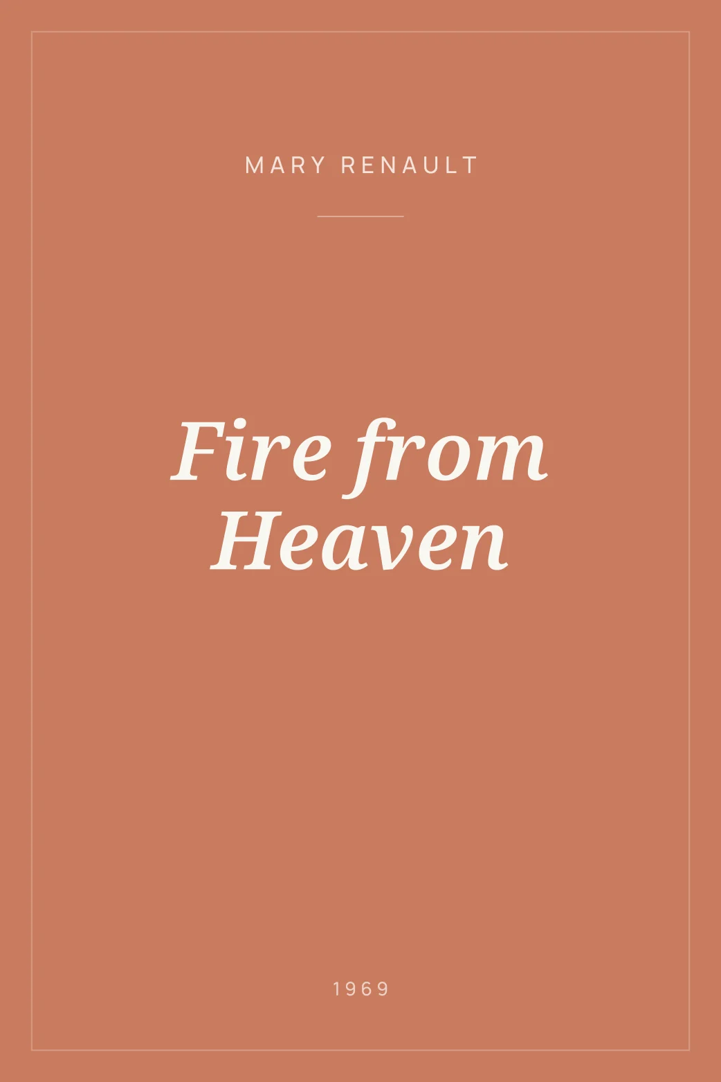 Portada de Fire from Heaven