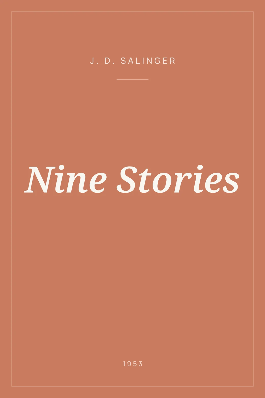 Portada de Nine Stories