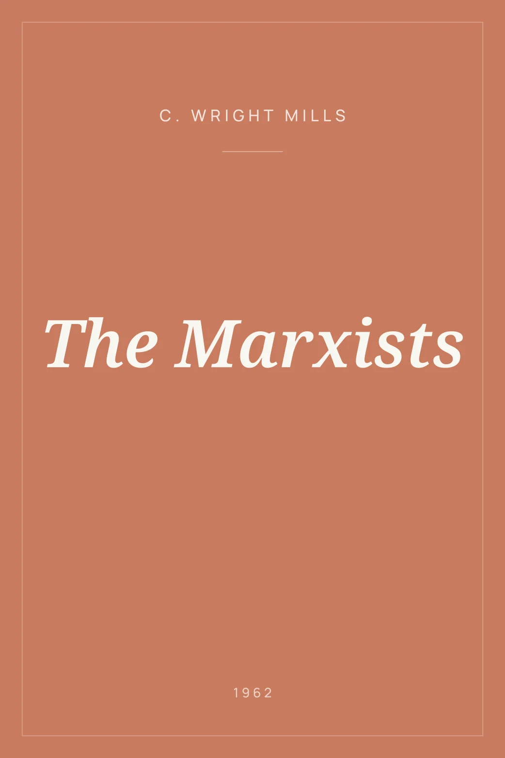 Portada de The Marxists