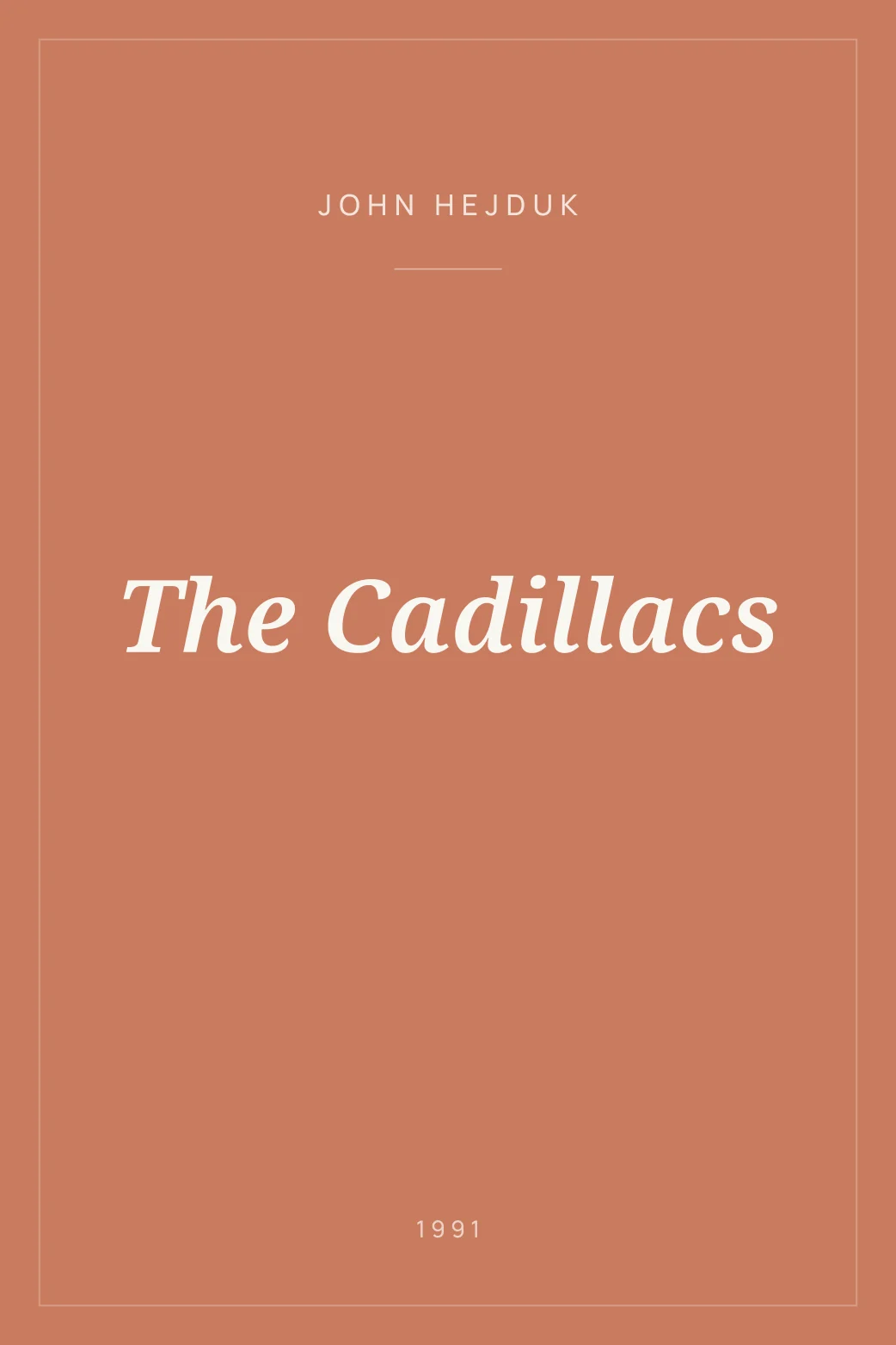 Portada de The Cadillacs