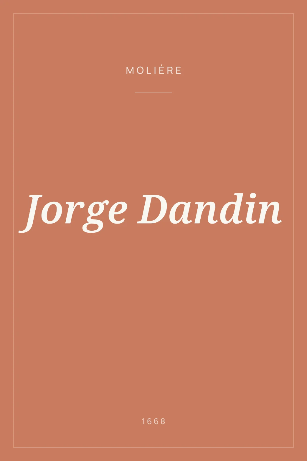Portada de Jorge Dandin