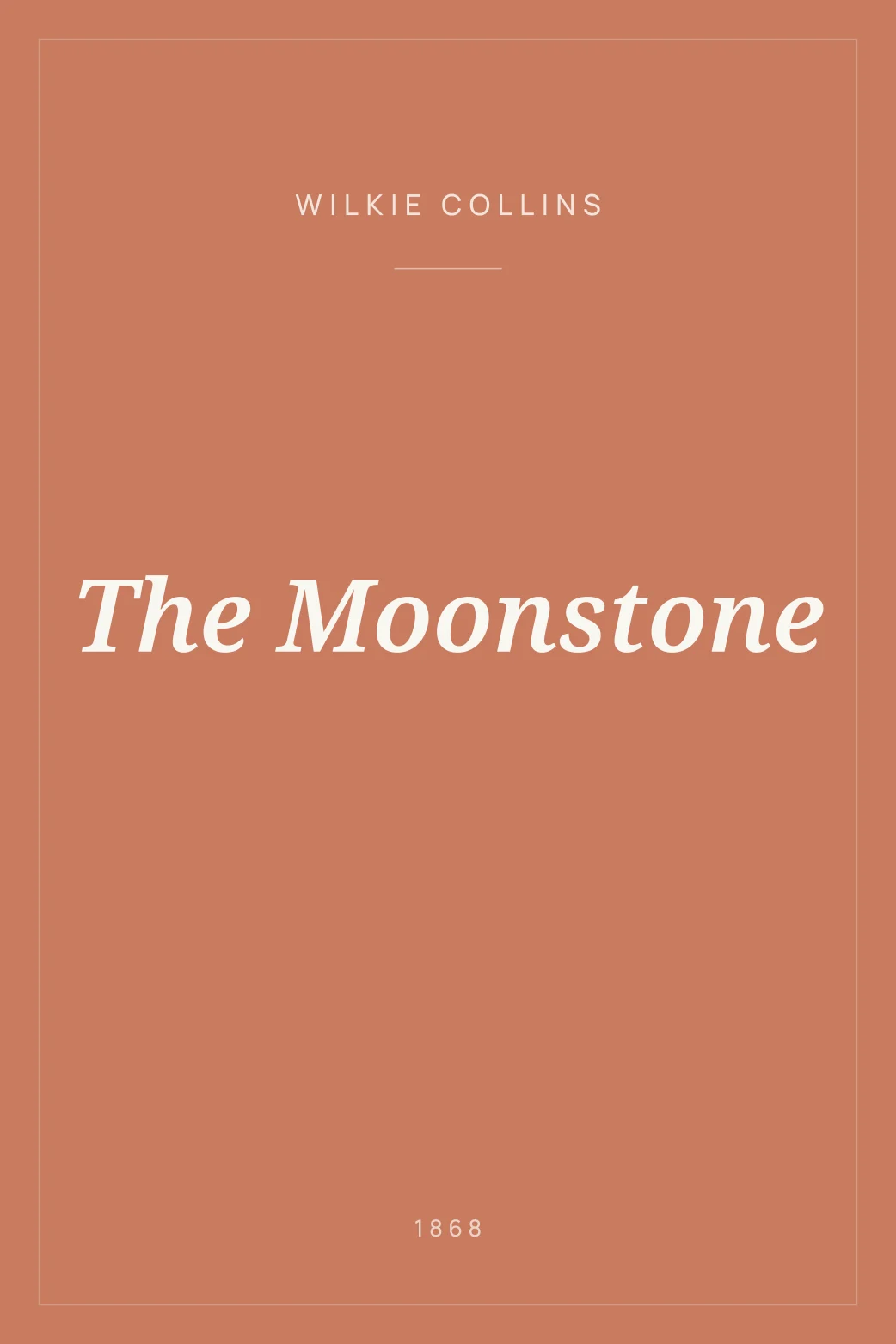Portada de The Moonstone