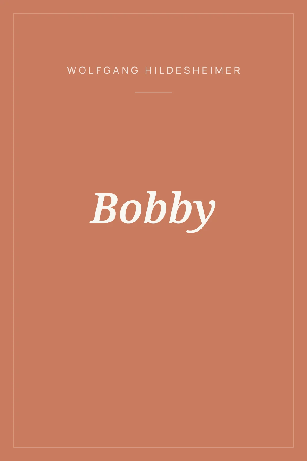 Portada de Bobby