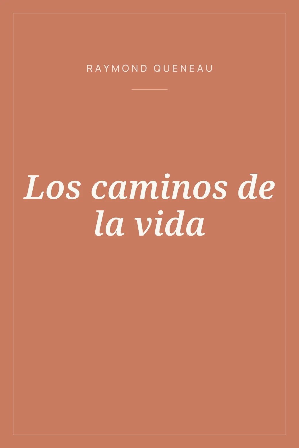 Portada de Los caminos de la vida