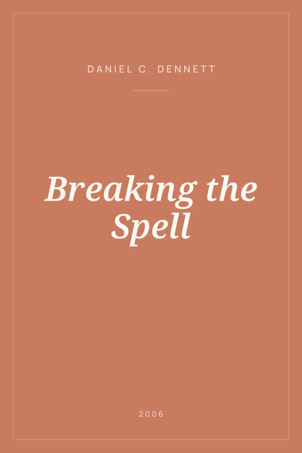 Portada de Breaking the Spell