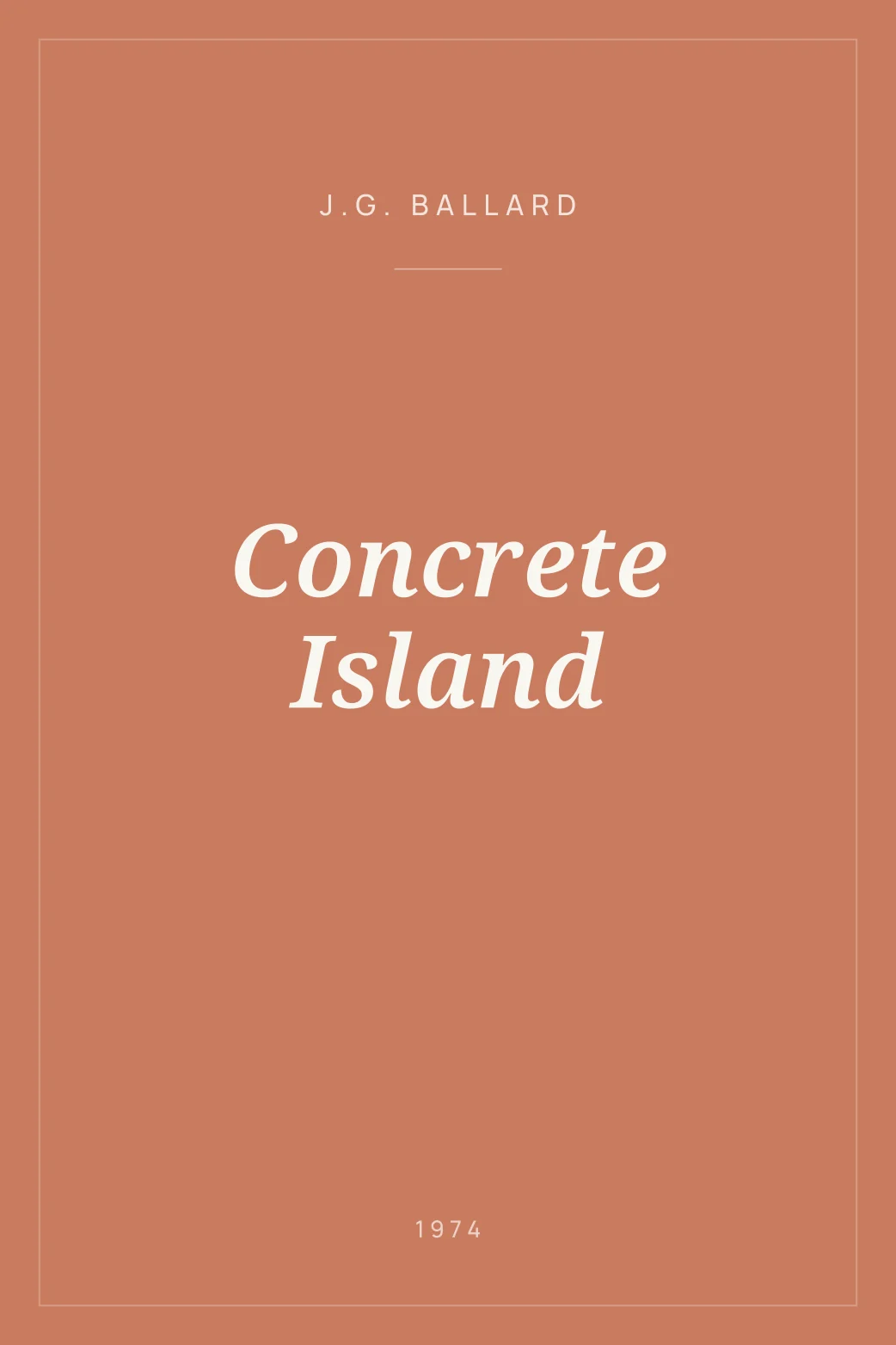 Portada de Concrete Island
