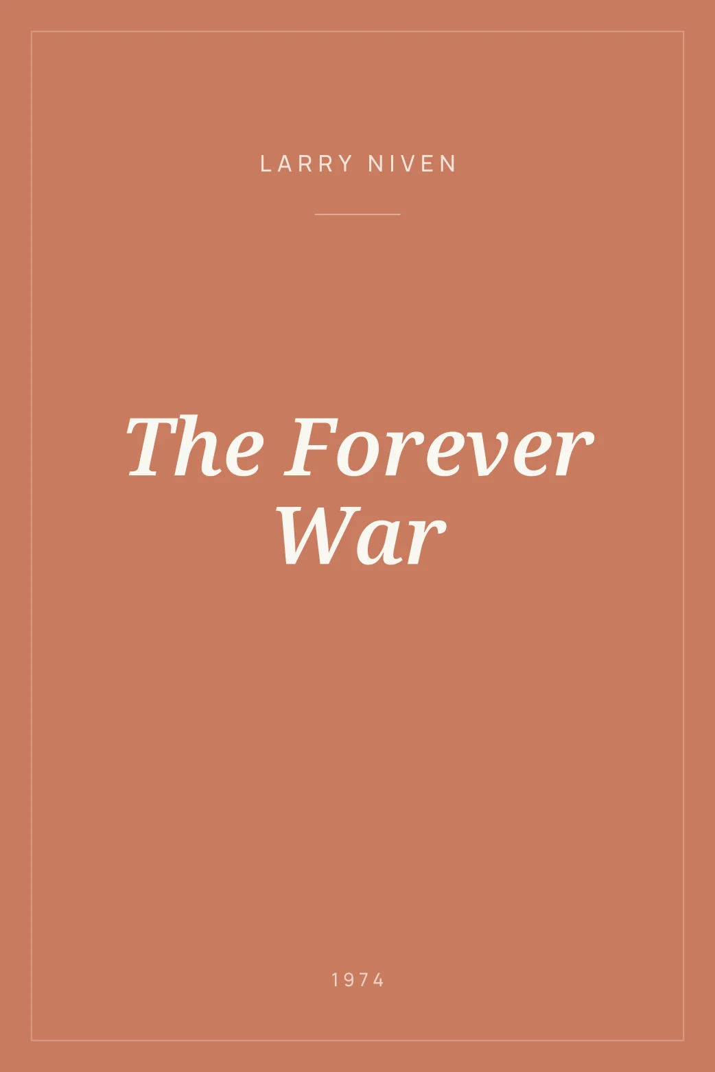 Portada de The Forever War