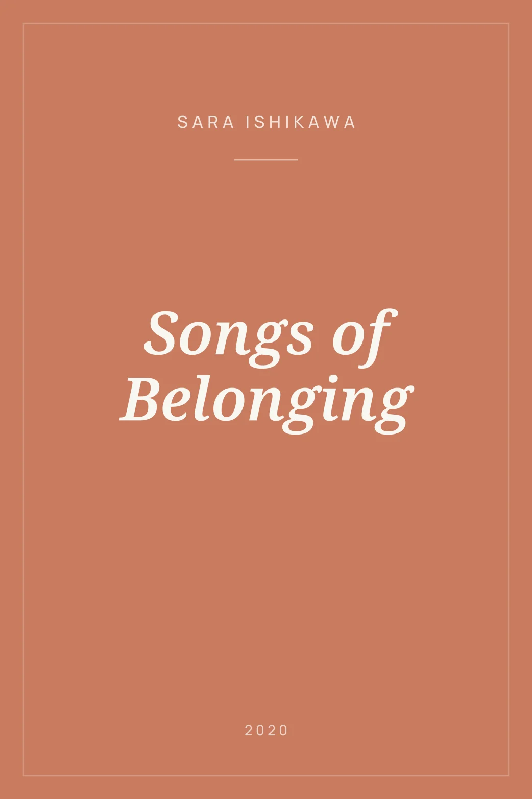 Portada de Songs of Belonging