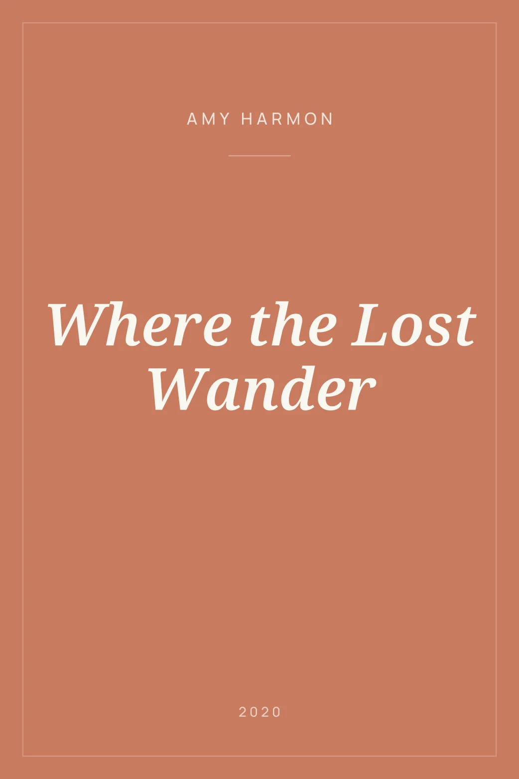 Portada de Where the Lost Wander