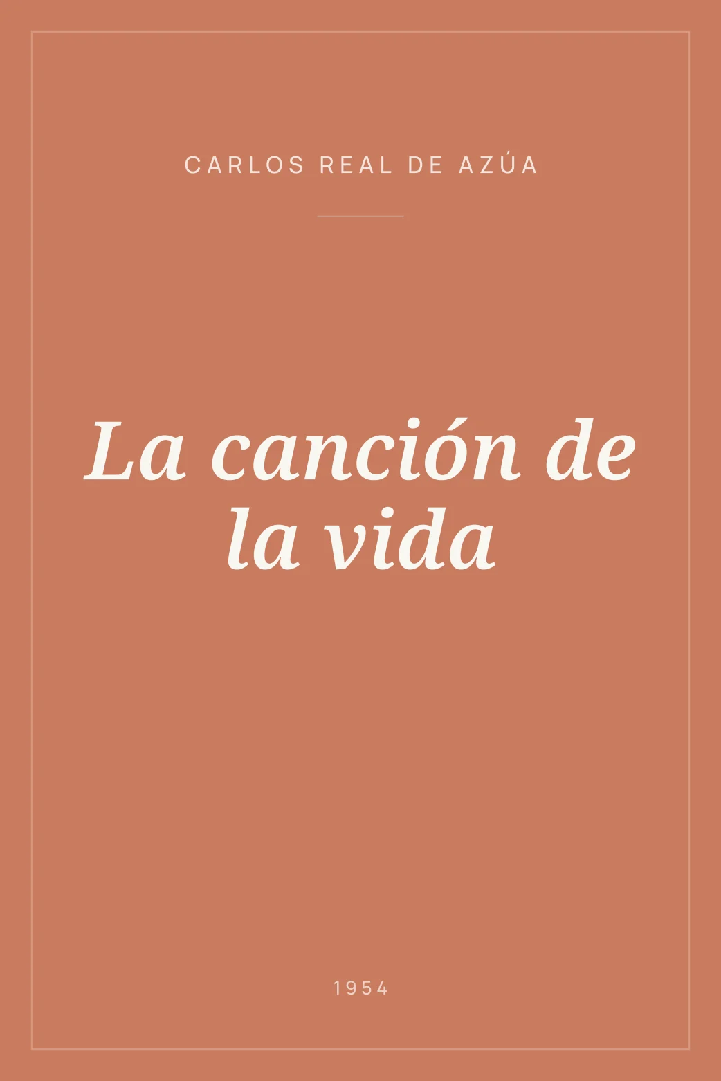 Portada de La canción de la vida