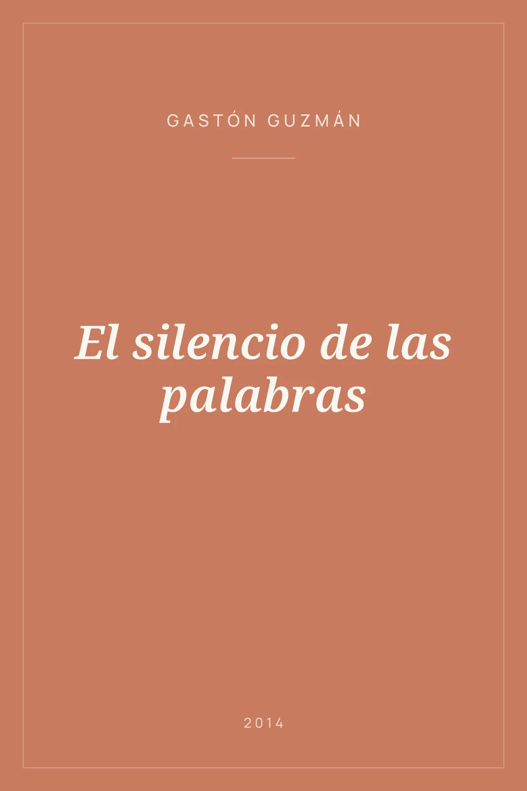 Portada de El silencio de las palabras