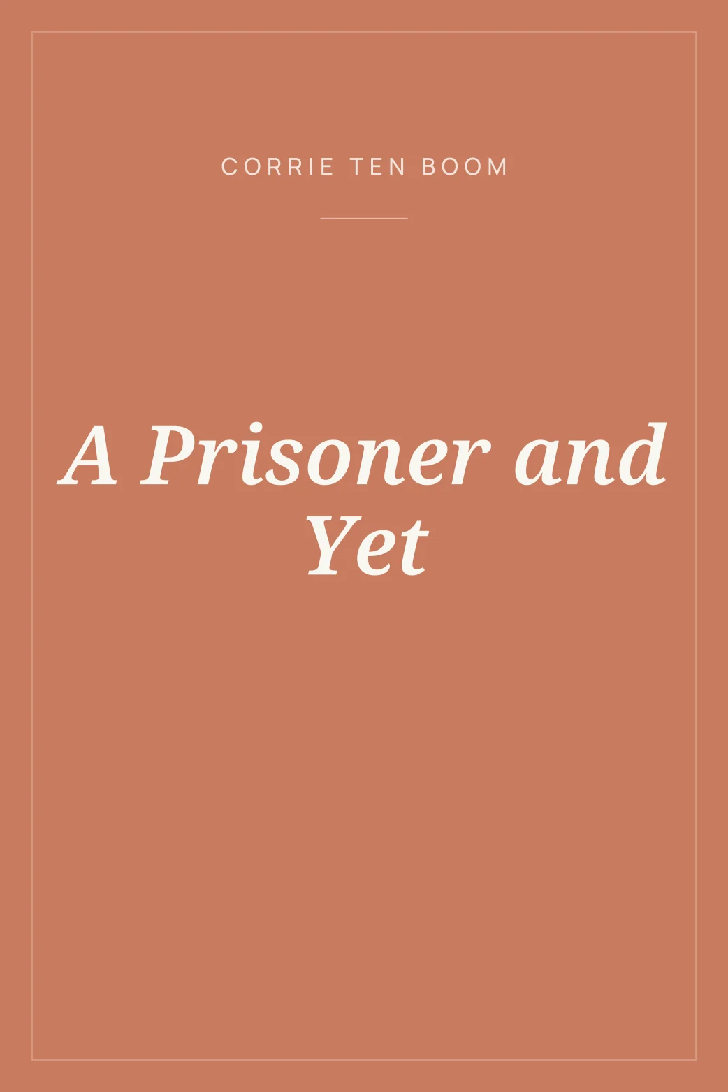 Portada de A Prisoner and Yet