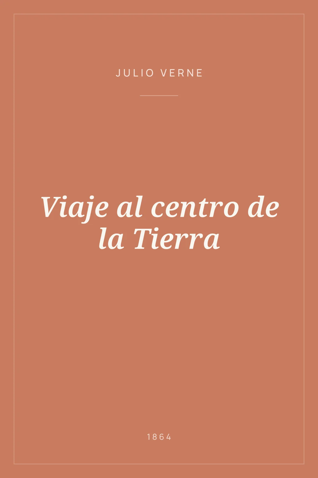Portada de Viaje al centro de la Tierra