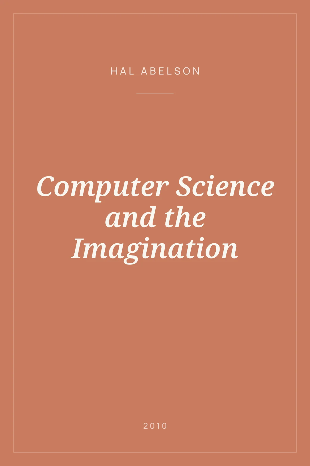 Portada de Computer Science and the Imagination