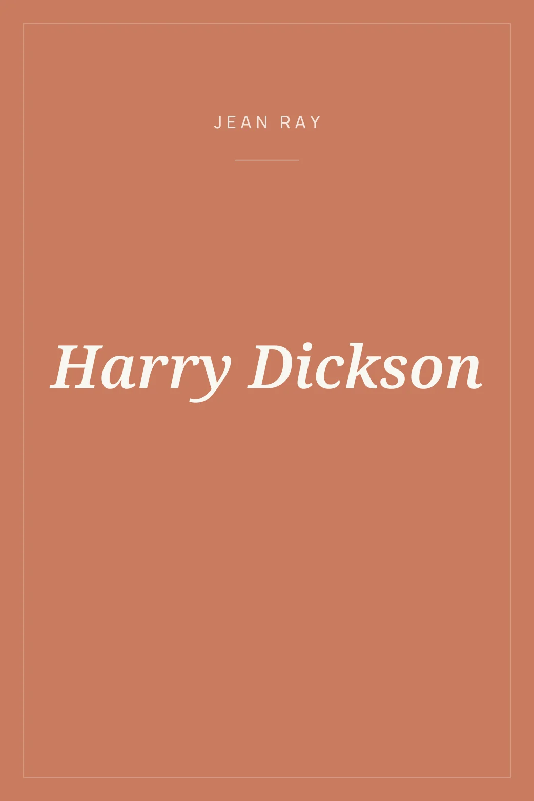 Portada de Harry Dickson